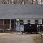 everlast advanced composite siding installed at Camp Wonderland in Sharon, Massachusetts