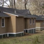 everlast advanced composite siding installed at Camp Wonderland in Sharon, Massachusetts