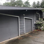 elongated pitched roofing system with deep soffit overhangs