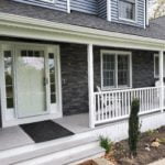 showing Tando stacked stone vinyl siding