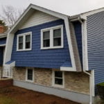 white vinyl scallops siding-right side