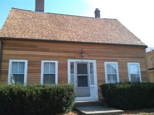 certainteed roof installation and wood siding installation in Foxboro, Massachusetts.