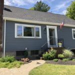 After photo showing new Mastic vinyl siding.