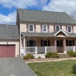 After photo showing new CertainTeed Colonial Slate Landmark Pro Asphalt shingles