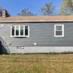 After photo of front elevation with everlast siding