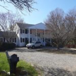 front elevation of home before roofing, siding, skylights and doors were installed