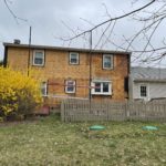 Back elevation before siding installation