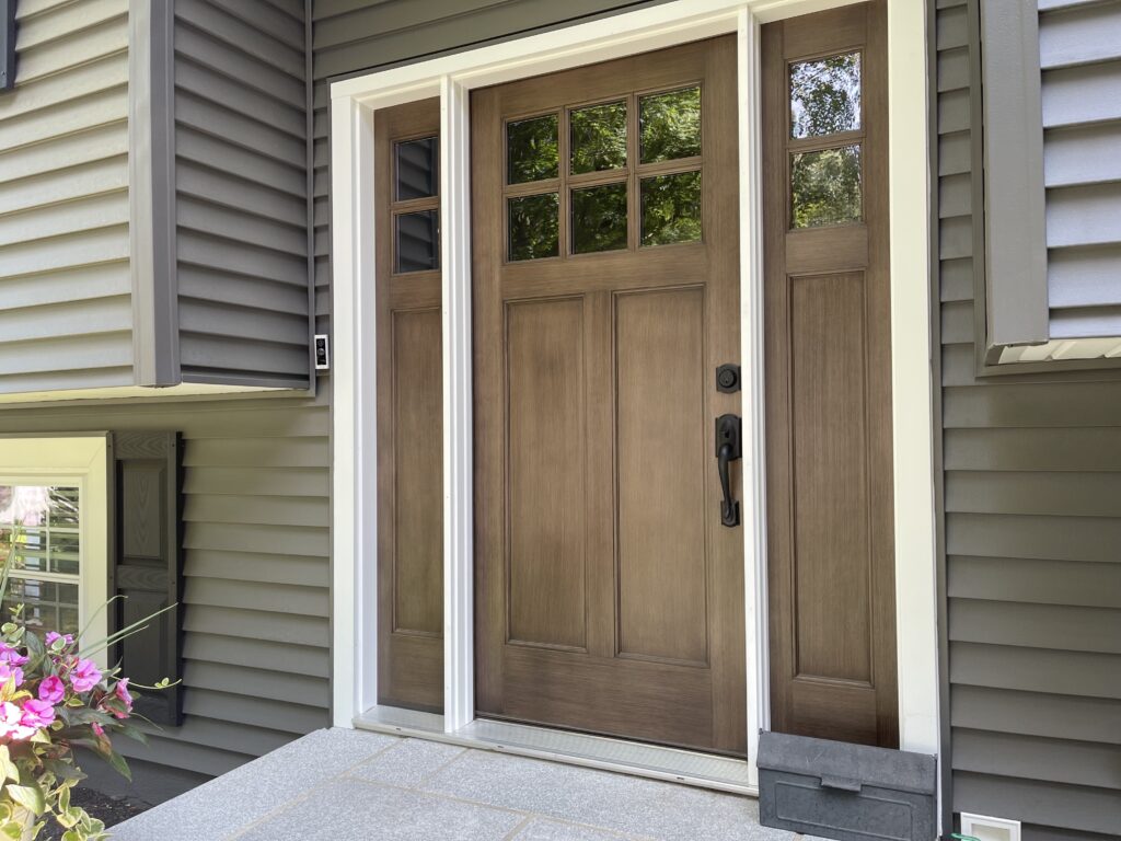 front entry door installation in braintree, ma.