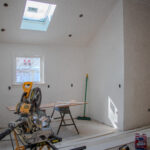 New Velux skylight and harvey classic windows