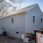 finished exterior on our home addition in Stoughton, Massachusetts