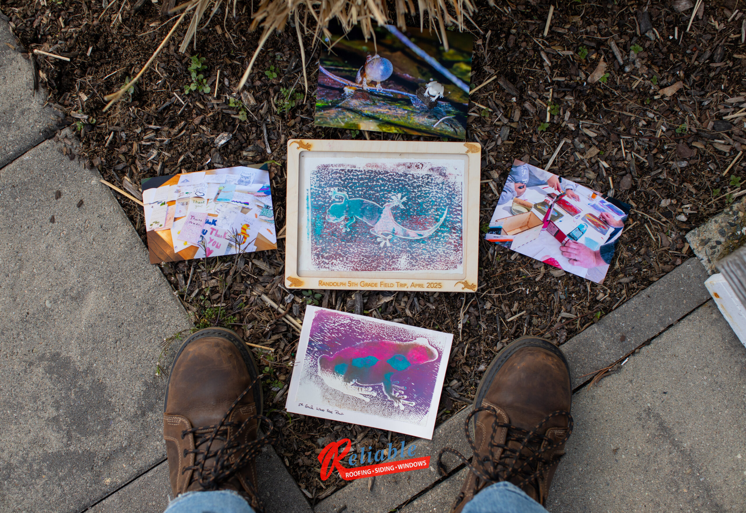 Pieces of art and creativity from our co-sponsored efforts with Mass Audubon sending underserved 5th graders to The Nest at Mass Audubon in Canton, MA for a hands-on STEAM learning experience.